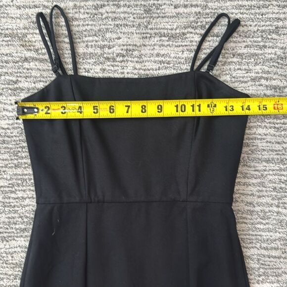 NWT NBD Eileen Gown in Black Revolve Small LBD Slit Stretch - Picture 9 of 15